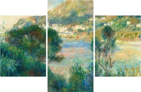Obraz - Auguste Renoir, View of Monte Carlo from Cap Martin, reprodukcia (90x60 cm)