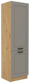 Kuchynská skrinka Luna claygrey/artisan 60LO-210 2F