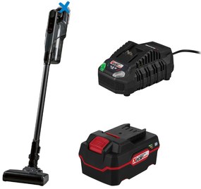 Silvercrest®  Aku tyčový cyklónový vysávač 20 V + Akumulátor 20 V/4 Ah + Nabíjačka 20 V/4,5 A  (800011226)