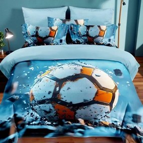 Obliečky PULLA BLUE 3-dielna sada 140x200 cm