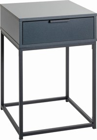 XXXLutz NOČNÝ STOLÍK, antracitová, 40/60/40 cm - Spálňové sety - 001931044005