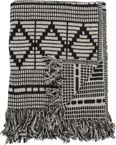 Bloomingville Prehoz vzorovany z recyklovanej bavlny - Cutte Throw