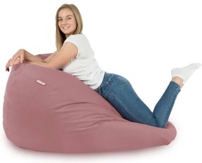 Plyšový sedací vak SAKO Pudrovo ružový