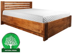 Posteľ drevené Bergen Plus 180x200 Jelša