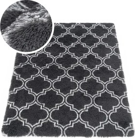 Protišmykový koberec DECOR sivý