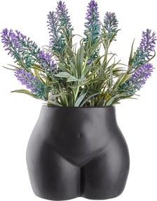 BOODY Váza/kvetináč 13 cm - čierna