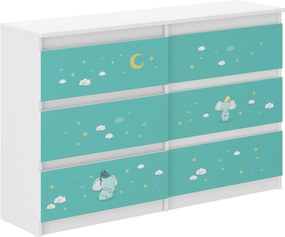 Wooden Toys Detská komoda R-120 SLON