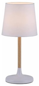 Leuchten Direkt 14423-16 - Stolná lampa NIMA 1xE14/40W/230V biela W2287