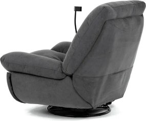 Polohovacie kreslo sivé, elektrické TV-7089 GREY2