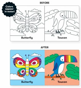 Mudpuppy Knižka na kúpanie Dúhová divočina