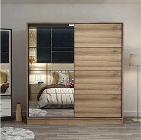 Šatníková skriňa Kalia 7166 (zlatá)