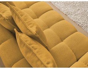 Ženilková pohovka v horčicovej farbe 278 cm Everest – Bobochic Paris