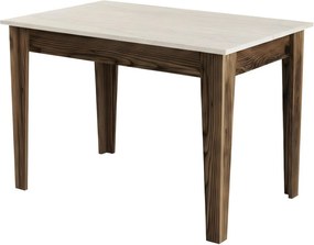 Jedálenský stôl Kiwi (orech). Akcia -22%. Vlastná spoľahlivá doprava až k Vám domov. 1145478