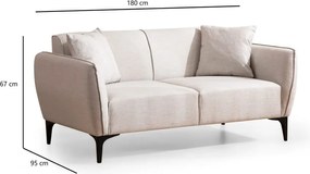 Biela pohovka Belissimo – Balcab Home