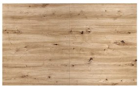 Jedálenský stôl Lamello 160 cm, dub artisan / čierna