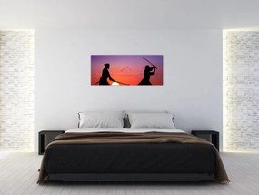 Obraz - Samuraji (120x50 cm)