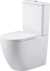 Erga Siena, WC kombi misa 620x365x820 mm, Rimless + toaletné sedadlo, biela lesklá, ERG-V03-SIENA-RIM-WH