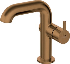 Deante Silia, umývadlová batéria s pravouhlým výtokom, bronzová, DEA-BQS_C24M