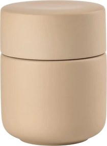 Béžový kameninový kúpeľňový organizér na vatové tampony Ume – Zone