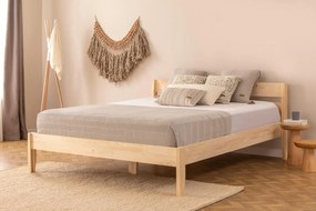 Masívna jednolôžková posteľ VENUS 100x200 cm, borovica, prírodná