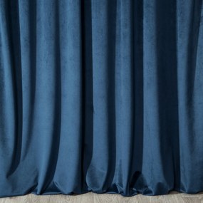 ZATEMŇOVACÍ ZÁVES NA KRÚŽKOCH DARLA SADA 2KS 140X250 CM TMAVOMODRÁ