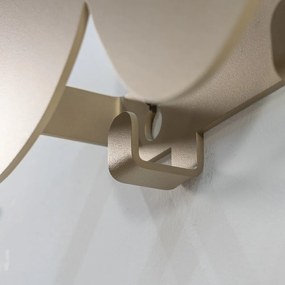 Béžový kovový nástenný vešiak Tumulo – Spinder Design