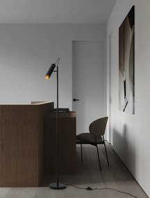 Dizajnová stojaca lampa Nessi Čierna