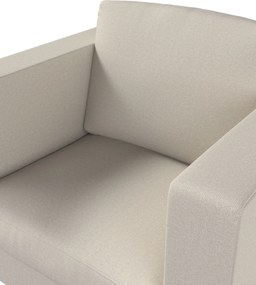 Poťah na kreslo Karlanda, krátky farba produktu sivá látka zapletaná