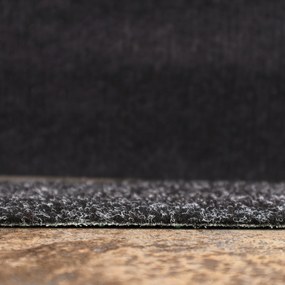 Betap, AKCIA: 180x550 cm Umelá tráva Wembley jedinečná čierna, šíře, čierna, nopy, chodba / predsieň