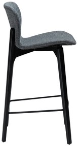 PARAGON ČALÚNENÁ BAROVÁ STOLIČKA grey/black