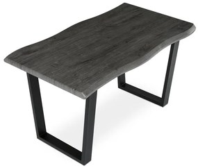 Autronic BONTEC Jedálenský stôl 140x80cm, mdf, sivý dub, HT-F4214 GREY Farba: Hnedá