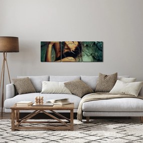 Obraz - Múza (s hodinami) (90x30 cm)