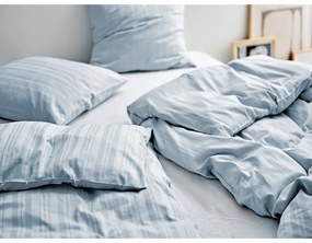 Svetlomodré damaškové obliečky na jednolôžko/predĺžené 140x220 cm Noble – Södahl