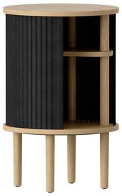 Okrúhly odkladací stolík z dubového dreva ø 38 cm Audacious – UMAGE