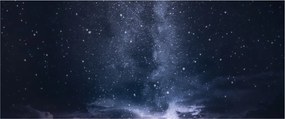 Obraz oblohy s hviezdami (120x50 cm)