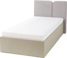 Posteľ Lucky 90x200 cm, eukalyptovo zelená