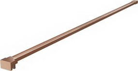 Mexen jednoduchá konzola pre sprchovú stenu 6-8 mm, brúsená meď - 800-01-65