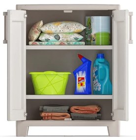 Nízka plastová, záhradná skriňa GULLIVER (certifikát IPX3), 100x80x44 cm