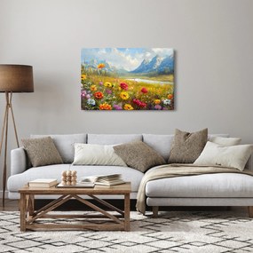 Obraz - Maľovaná krajina (90x60 cm)
