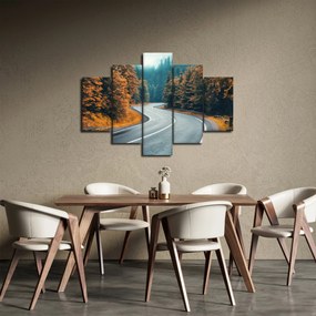 Obraz - Kľukatá cesta (150x105 cm)