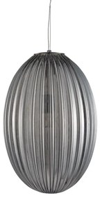 Luster na lanku BRAGA 1xE27/60W/230V šedá