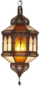 Orientálna lampa Biban Trombia žlto-biela