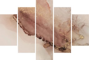 Obraz - Zlaté trblietky (150x105 cm)