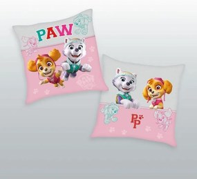 HERDING -  HERDING Vankúšik Paw Patrol Skye a Everest Polyester, 40/40 cm