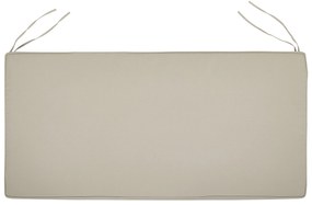 Vankúš na lavičku 152 x 54 cm sivobéžový VIVARA Beliani