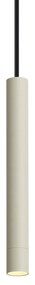 Moderné závesné svietidlo béžové s čiernou farbou pre koľajnicový systém 1-fázové - Iconic Frini