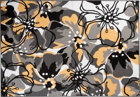 TA Koberec Z907A BLACK MAYA PP EYM Sivý Obdĺžnikový Rozmer: 130x190 cm