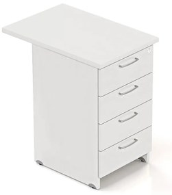 Kontajner Visio 70 x 47 cm - 4 zásuvky, biela