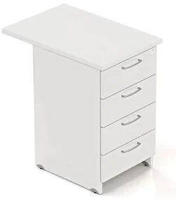 Kontajner Visio 70 x 47 cm - 4 zásuvky, biela