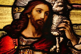 Obraz Ježiš s jahniatkom - 60x40